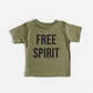 Free Spirit Tee  |  Toddler Tshirt  |  Military Green