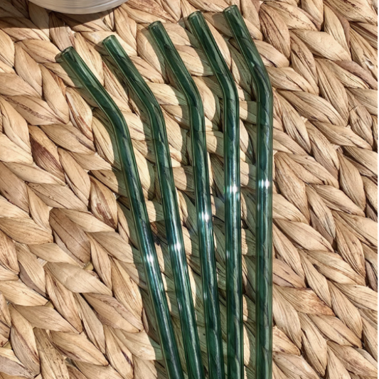 Glass Straw  |  Clear or Green