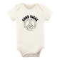 Good Vibes Peace Sign  |  Organic Cotton Bodysuit |  0-3 mo