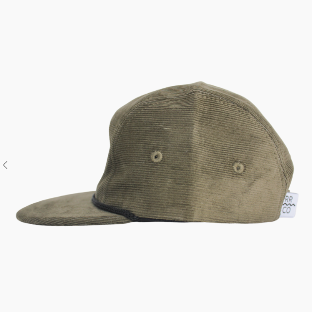 Corduroy 5 Panel Hat  |  Olive