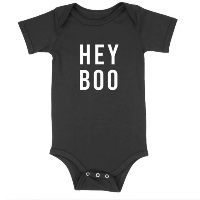 Hey Boo Onesie  |  Baby Bodysuit  |  0/3, 3/6