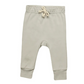 Organic Cotton Joggers   |   Stone  |  3-6 mo & 2T