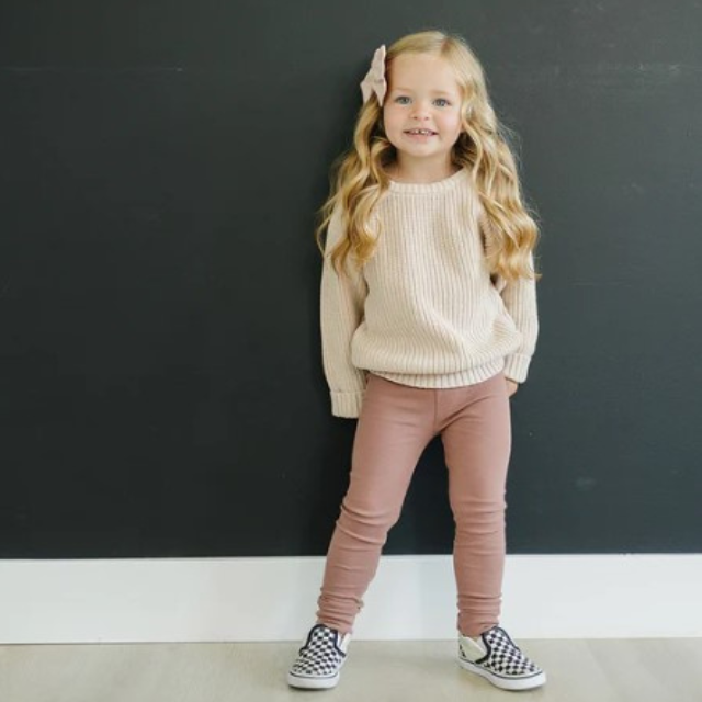 Organic Leggings  |   Dusty Rose