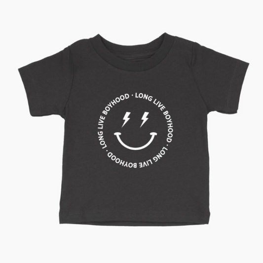 Long Live Boyhood |  Black Kids Tee  |  Toddler T-shirt