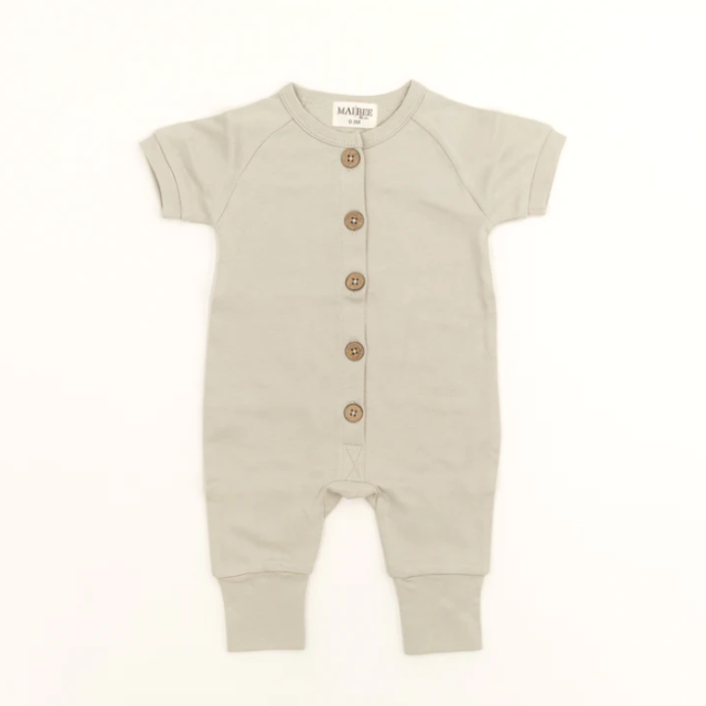 Organic Button Bodysuit