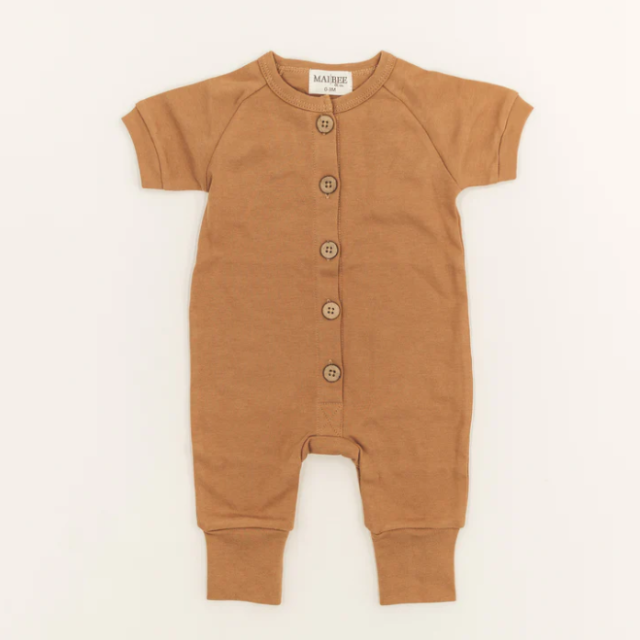 Organic Button Bodysuit