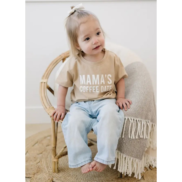 Mama's Coffee Date Tee  |  2T