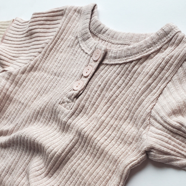 Baby Modal Ribbed Bodysuit & Shorts