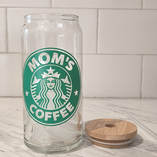 Mom's Iced Coffee  |  Glass Coffee Cup