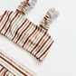 Strap Bandeau Bikini Set   |   Summer Stripes