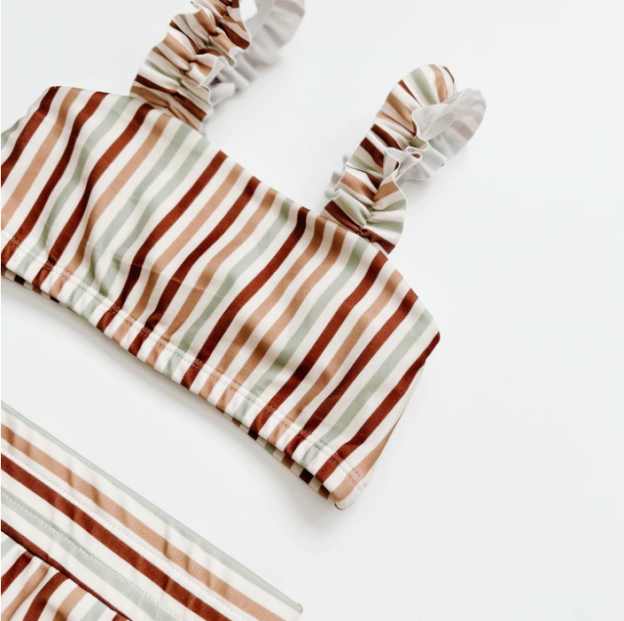 Strap Bandeau Bikini Set   |   Summer Stripes