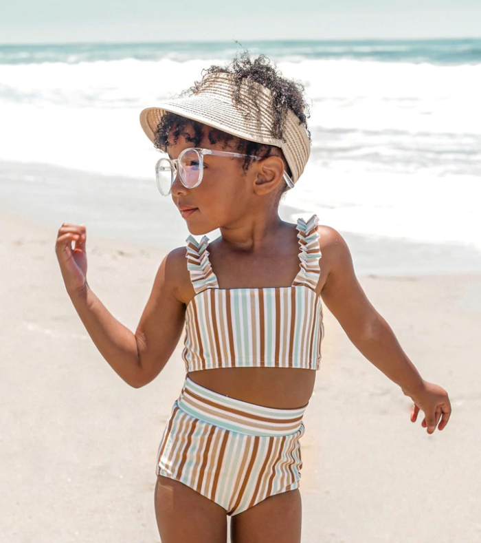 Strap Bandeau Bikini Set   |   Summer Stripes