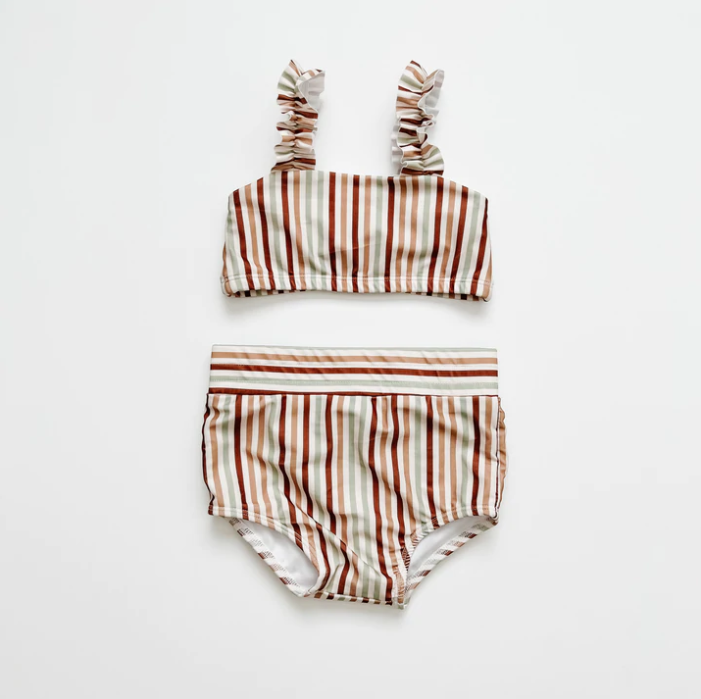 Strap Bandeau Bikini Set   |   Summer Stripes
