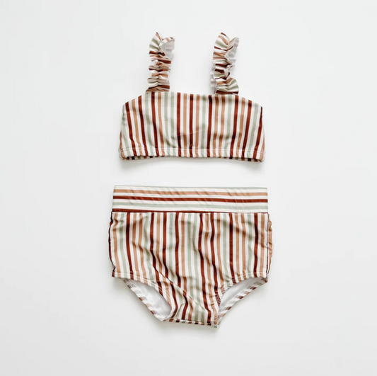 Strap Bandeau Bikini Set   |   Summer Stripes