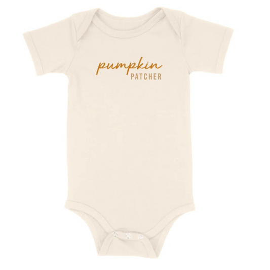 Pumpkin Patcher  |  Ivory Onesie  |  0-3 mo