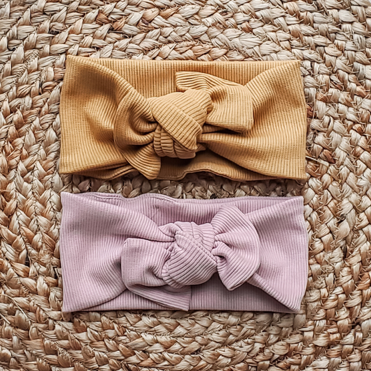 Headband Bow  |  Ribbed Jersey