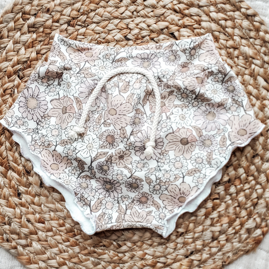 Baby Wildflower Ruffle Shorts