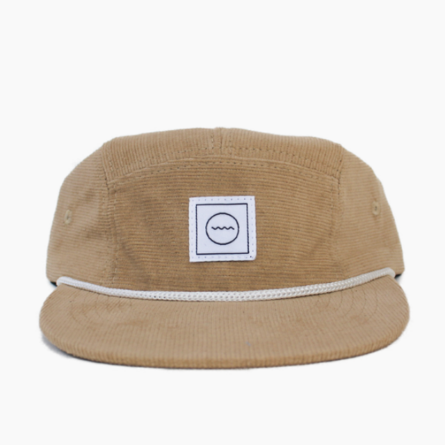 Corduroy 5 Panel Hat  |  Stone