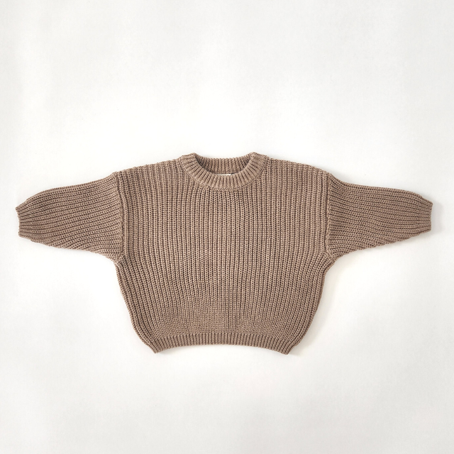Chunky Knitted Sweater  |  0/3, 3/6