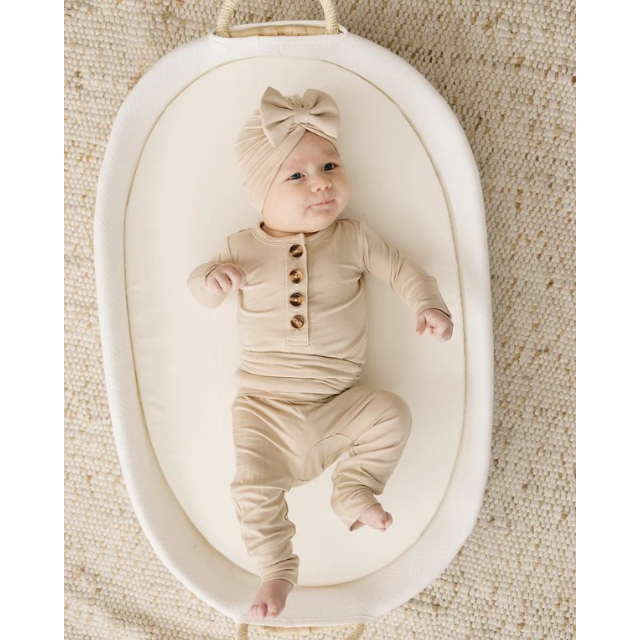 Two-Piece Lounge Set - Tan  |  6/12 mo