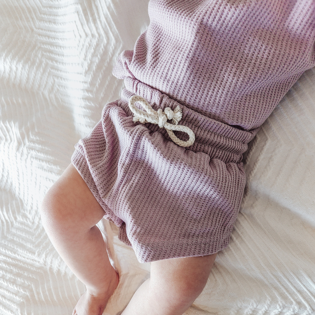 Waffle Set  |  Wild Orchid  |  3-6mo